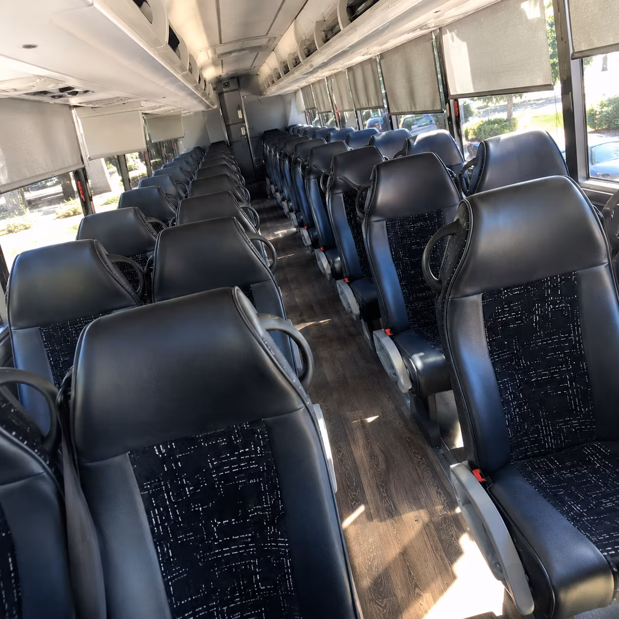stamford charter bus interior gallery