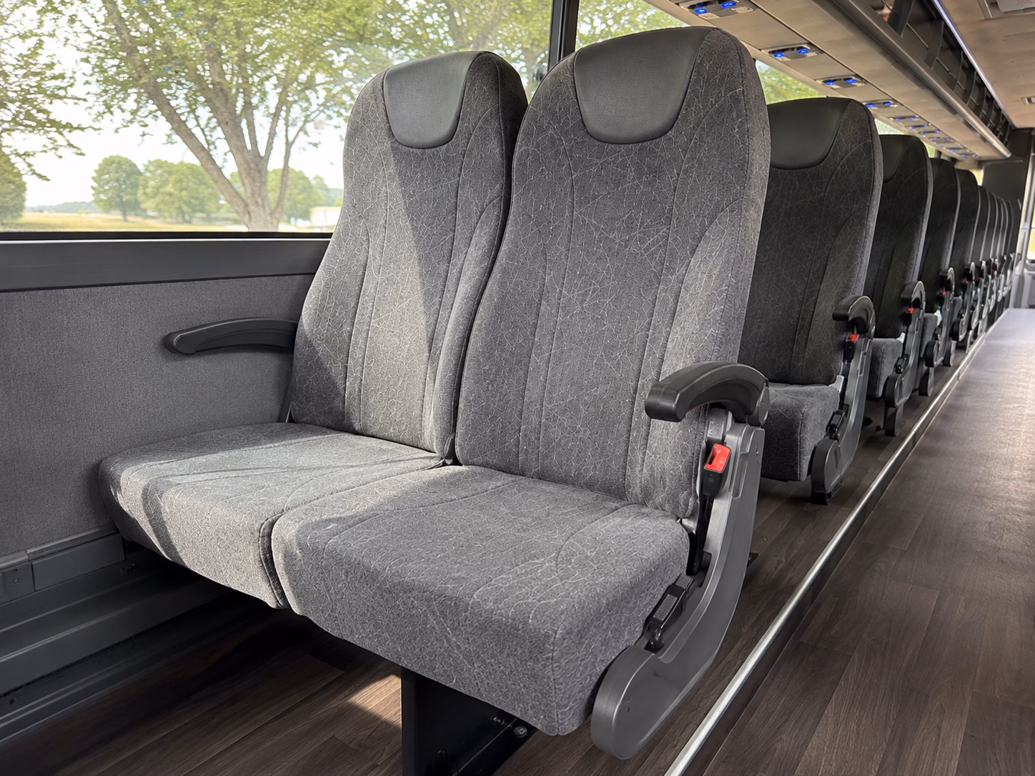 stamford charter bus interior