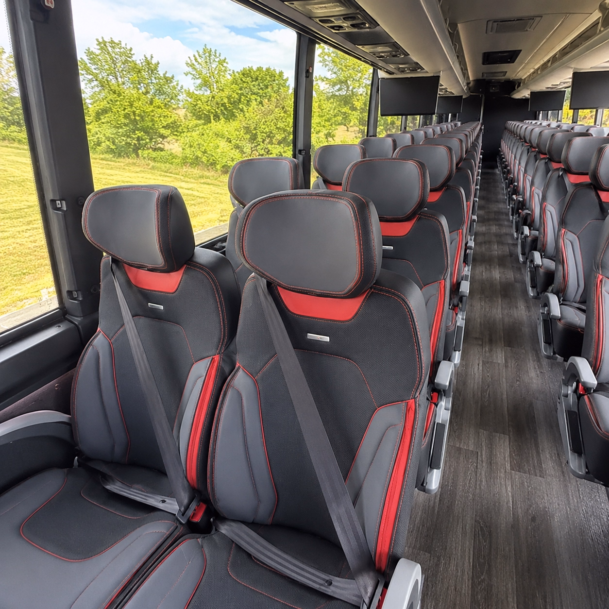 stamford charter bus services inside