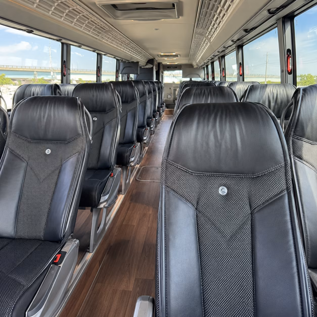 stamford wine tour brewery transportation onboard seating